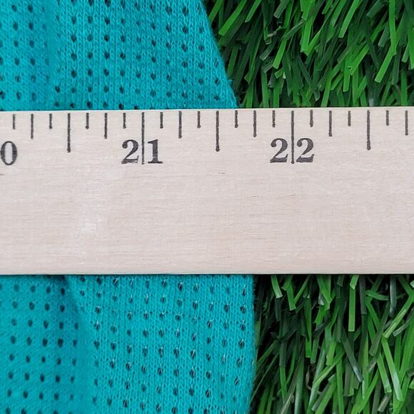 Vintage 90s LL-Bean Preppy Mesh Polo Shirt M/L 22x25 Blue USA - Picture 9 of 10